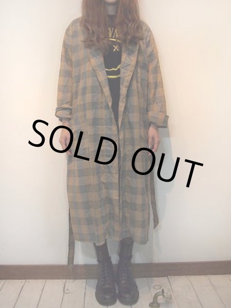 画像2: 1960s【TOWNCRAFT】チェックガウン (2)