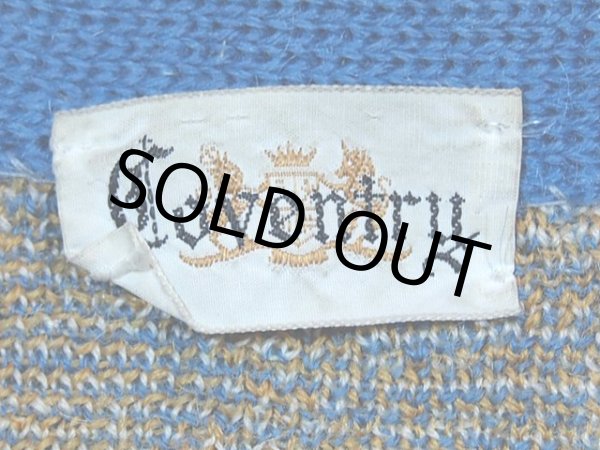 画像3: 1960sダイヤ柄モヘアカーディガン (3)