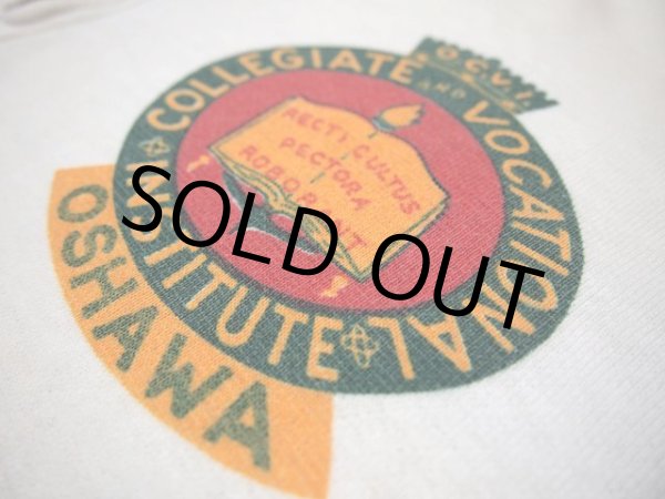 画像5: SALE!! 1950sハーフZIP染込みプリントスウェット (5)