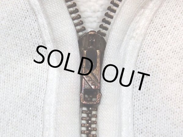 画像4: SALE!! 1950sハーフZIP染込みプリントスウェット (4)