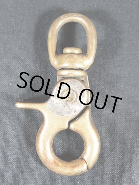 画像3: ビンテージ真鍮製キーフック(小) (3)