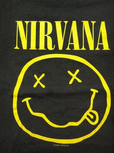 画像1: 92年製【NIRVANA】ロックTシャツ