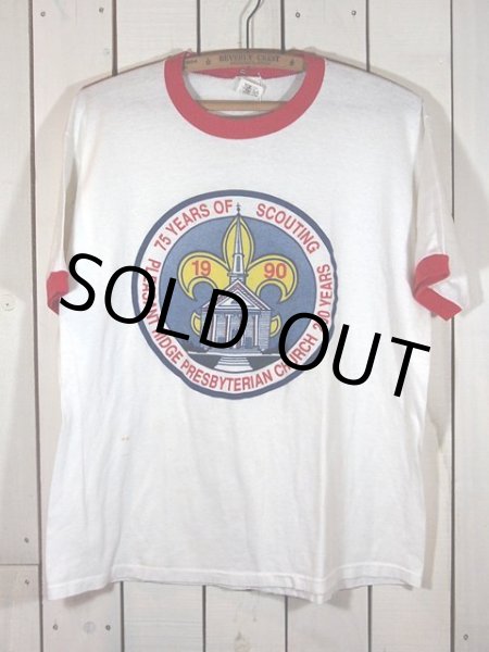 画像2: 1980s【BSAボーイスカウト】リンガーTシャツ (2)