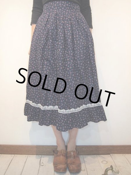 画像2: 【GUNNE SAXガンネサックス】小花柄スカート (2)