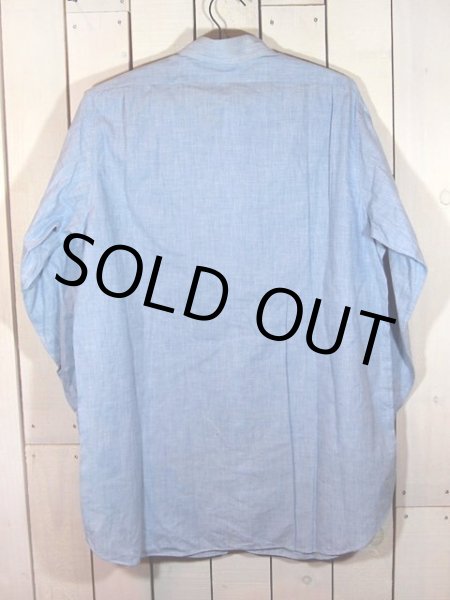 画像2: 1940s【LONGWEAR】マチ付きシャツ (2)