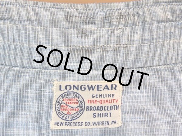 画像3: 1940s【LONGWEAR】マチ付きシャツ (3)
