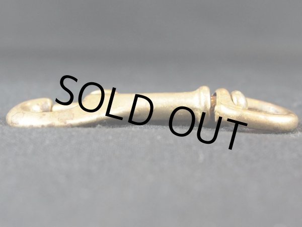 画像5: ビンテージ真鍮製キーフック(小) (5)