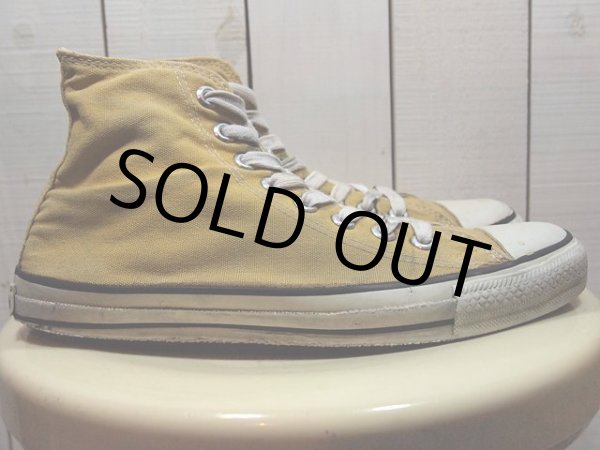 画像3: 1990sUSA製【CONVERSE ALLSTAR】イエローHi　7 1/2 (3)