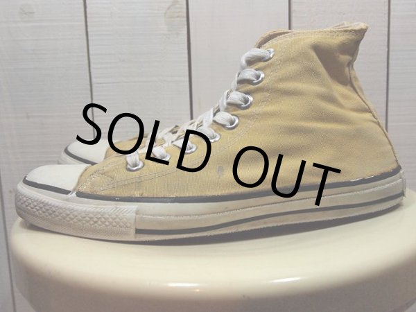 画像5: 1990sUSA製【CONVERSE ALLSTAR】イエローHi　7 1/2 (5)