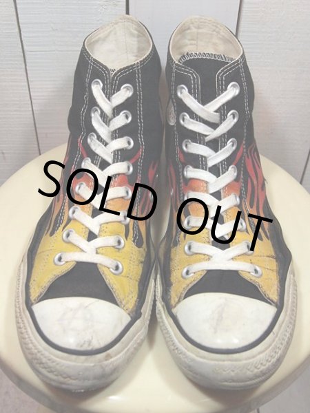 画像2: 【CONVERSE ALLSTAR】ファイヤーパターンHi　10 (2)
