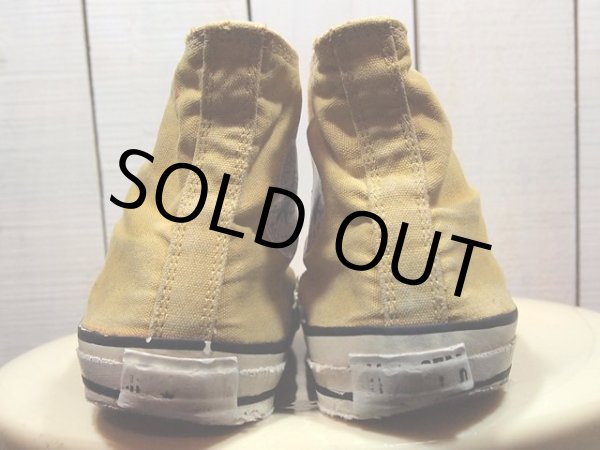 画像4: 1990sUSA製【CONVERSE ALLSTAR】イエローHi　7 1/2 (4)