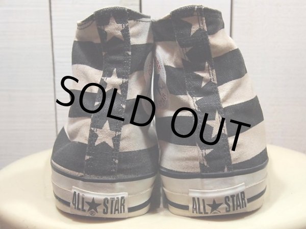 画像4: 1990sUSA製【CONVERSE ALLSTAR】スターズ＆バーズ白黒(星条旗柄)Hi　9 (4)