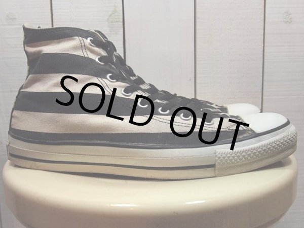 画像3: 1990sUSA製【CONVERSE ALLSTAR】スターズ＆バーズ白黒(星条旗柄)Hi　9 (3)