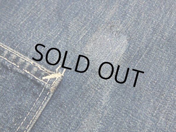 画像5: 1940sWWII2ポケデニムカバーオール (5)