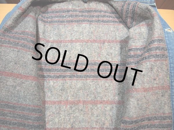 画像4: 1970ｓ【WRANGLER】ブランケット付デニムカバーオール (4)