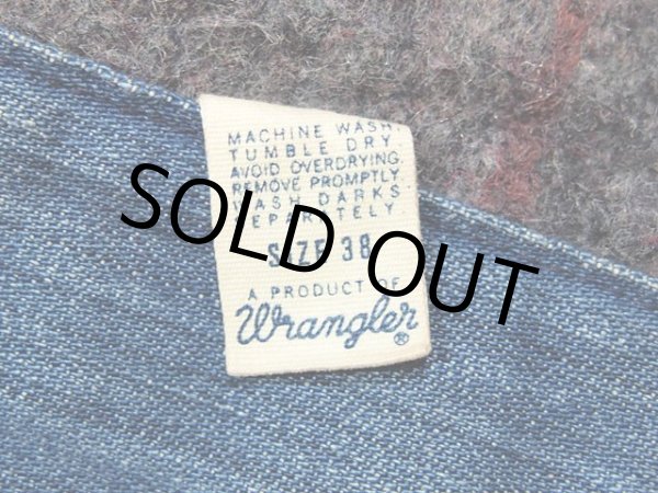 画像3: 1970ｓ【WRANGLER】ブランケット付デニムカバーオール (3)