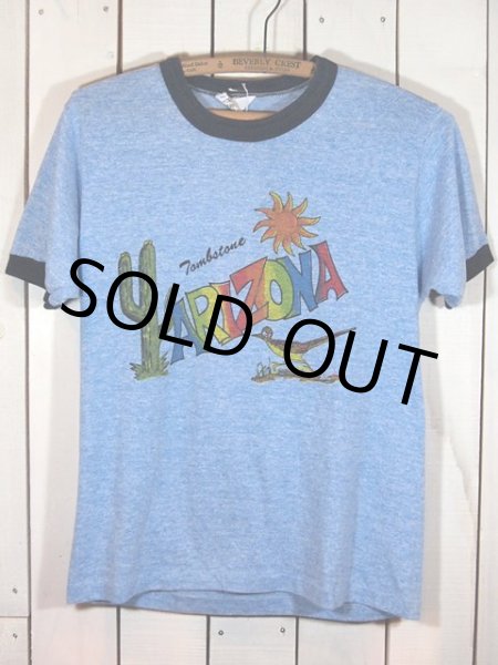 画像2: 1980sアリゾナ杢リンガーTシャツ (2)