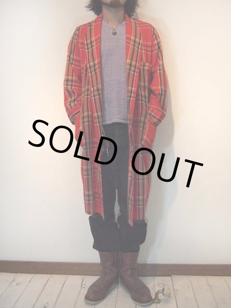 画像4: 1960s【Sears】チェックガウン (4)