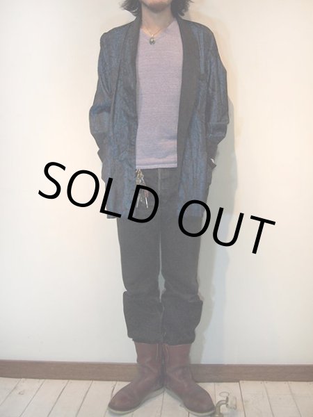 画像4: 1960s総柄サテンガウン (4)