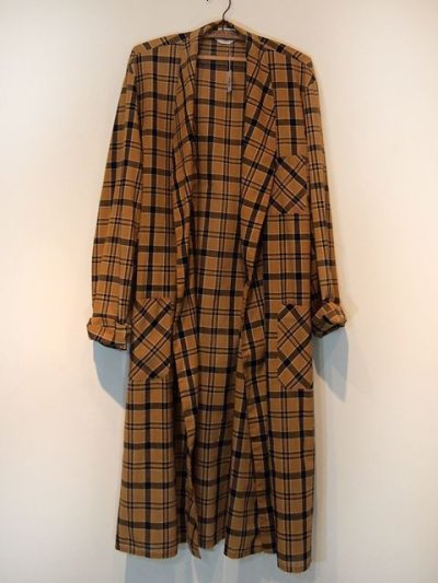 画像1: 1960sチェックガウン