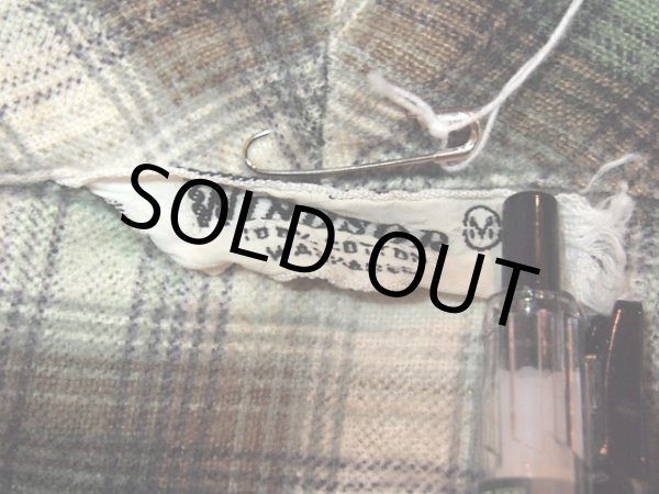 画像5: 1960sオンブレーチェックネルガウン (5)