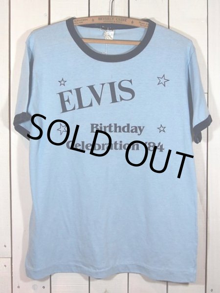 画像2: 1980s?ELVIS BIRTHDAY CELEBRATION 84?リンガーTシャツ (2)