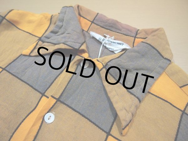 画像4: 1960s【TOWNCRAFT】レーヨンシャツ (4)