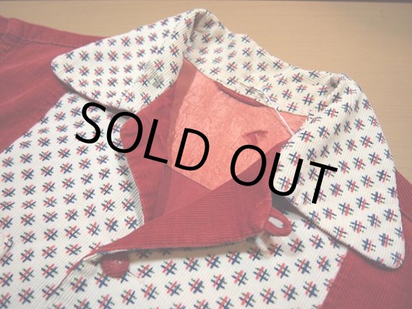 画像3: 1950s切替コーデュロイシャツ (3)