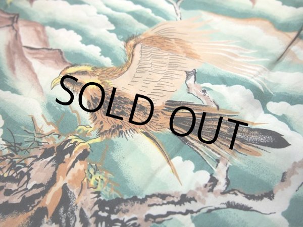 画像5: SALE!! 1960s【SPORTS WEAR】和柄レーヨンアロハシャツ (5)