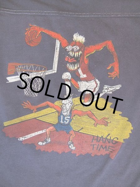 画像5: 1970sモンスタープリントフットボールTシャツ (5)