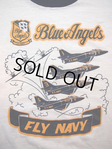 画像5: 1970s【US.NAVY  Blue Angels】リンガーTシャツ (5)