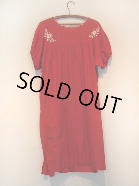 画像5: メキシカン刺繍ワンピース (5)