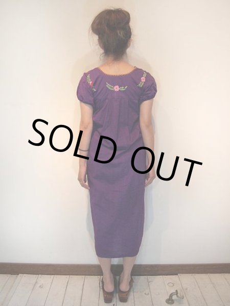 画像3: メキシカン刺繍ワンピース (3)