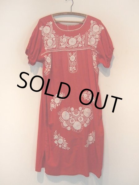 画像4: メキシカン刺繍ワンピース (4)