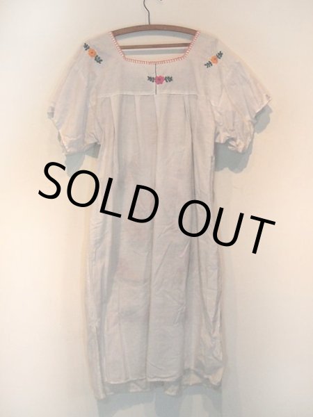 画像5: メキシカン刺繍ワンピース (5)