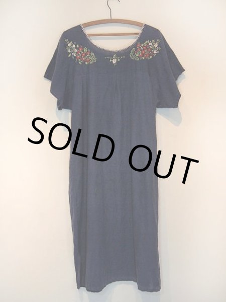 画像5: メキシカン刺繍ワンピース (5)