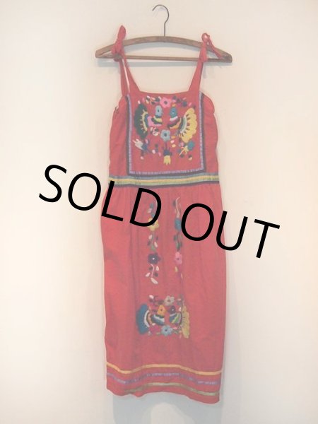 画像4: メキシカン刺繍ワンピース (4)