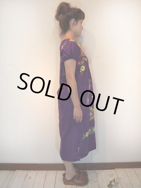 画像2: メキシカン刺繍ワンピース (2)