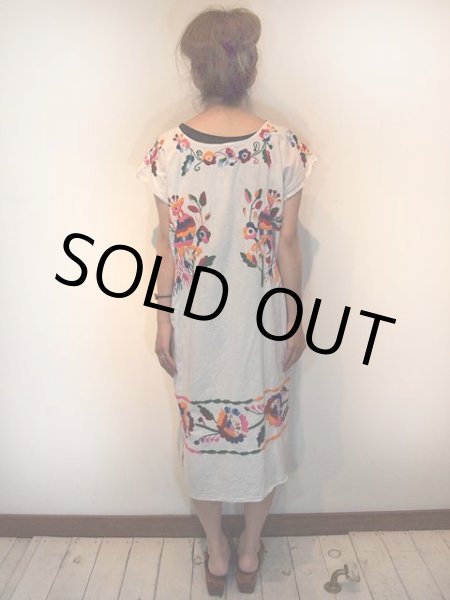 画像3: メキシカン刺繍ワンピース (3)