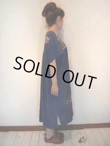 画像2: メキシカン刺繍ワンピース (2)