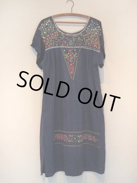 画像4: メキシカン刺繍ワンピース (4)