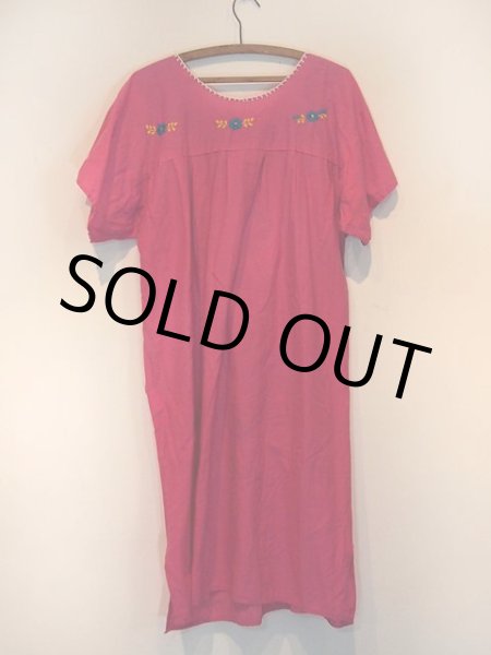 画像5: メキシカン刺繍ワンピース (5)