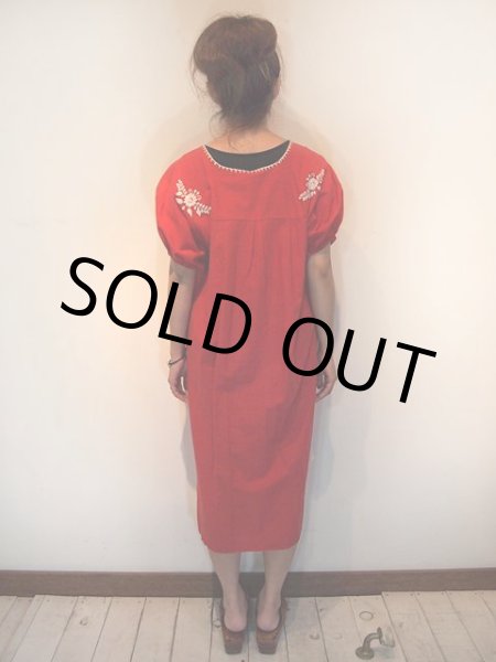 画像3: メキシカン刺繍ワンピース (3)