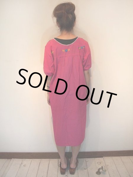 画像3: メキシカン刺繍ワンピース (3)