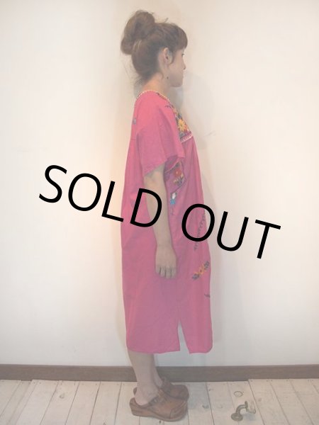 画像2: メキシカン刺繍ワンピース (2)