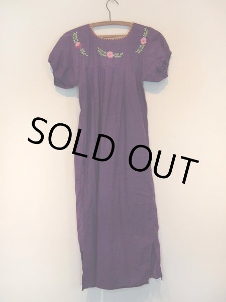 画像5: メキシカン刺繍ワンピース (5)