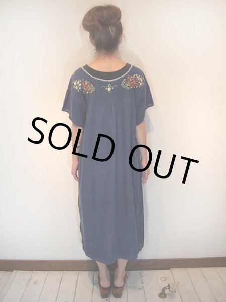 画像3: メキシカン刺繍ワンピース (3)