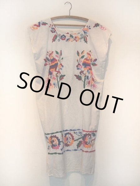 画像4: メキシカン刺繍ワンピース (4)