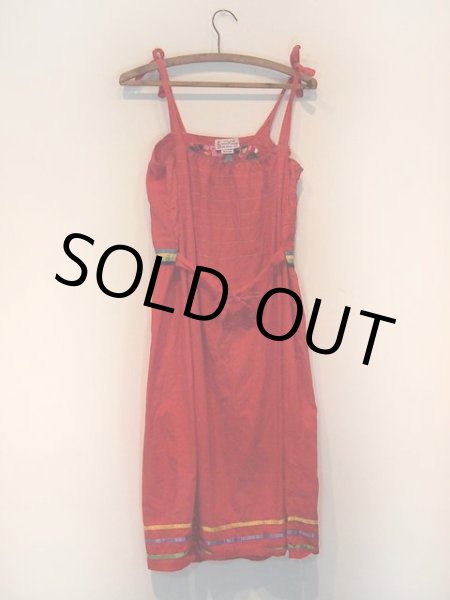 画像5: メキシカン刺繍ワンピース (5)