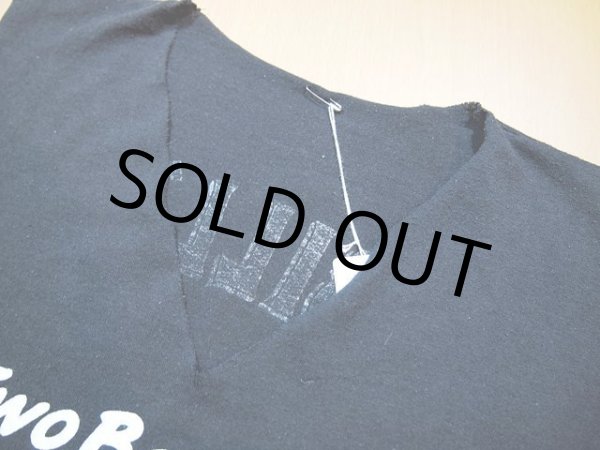 画像4: 1980s日本地図プリントモーターサイクルTシャツ(カットオフ) (4)